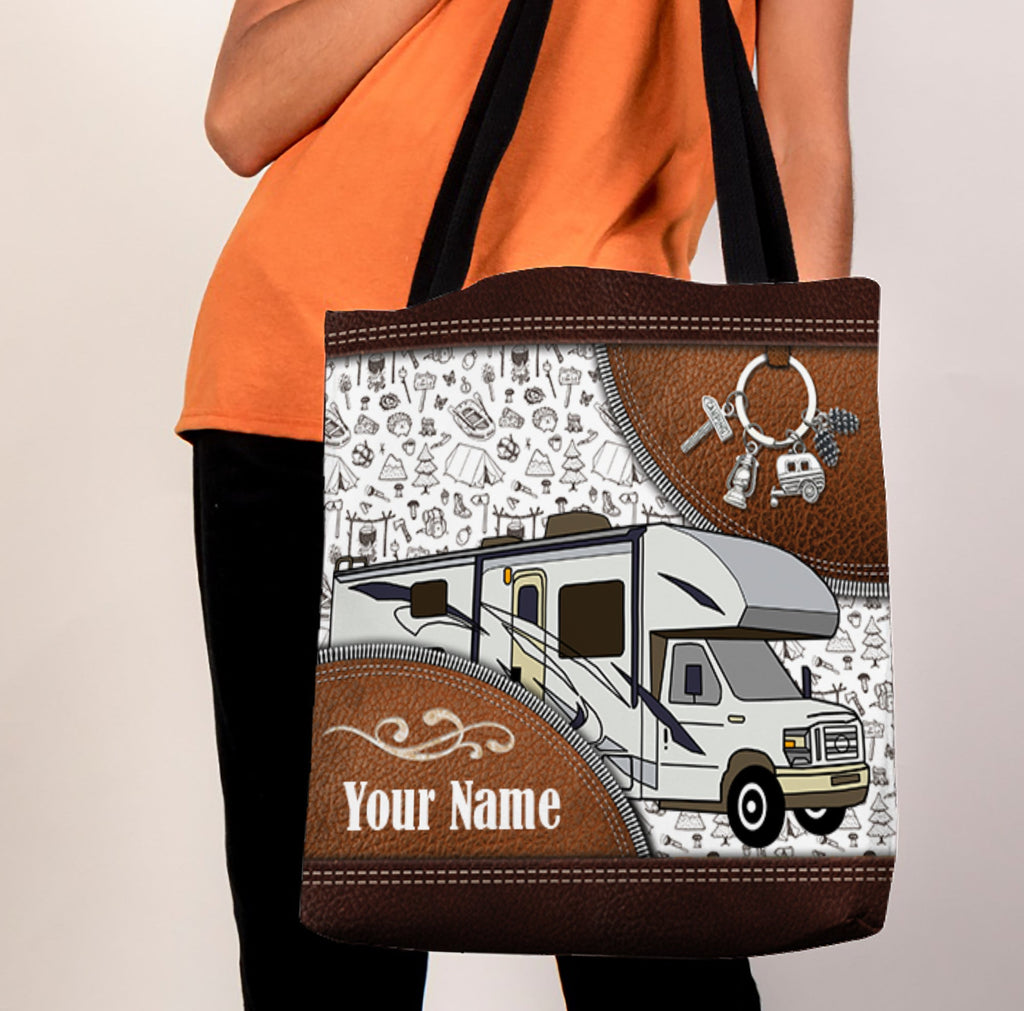Personalized Camping All Over Tote Bag - TO413PS06