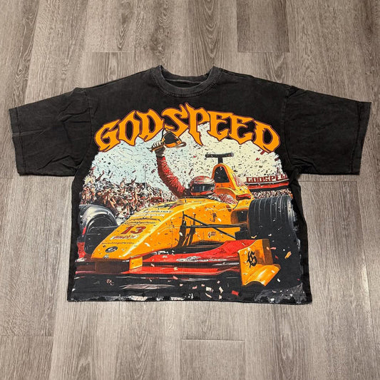 Godspeed Racing Print Short Sleeve T-Shirt