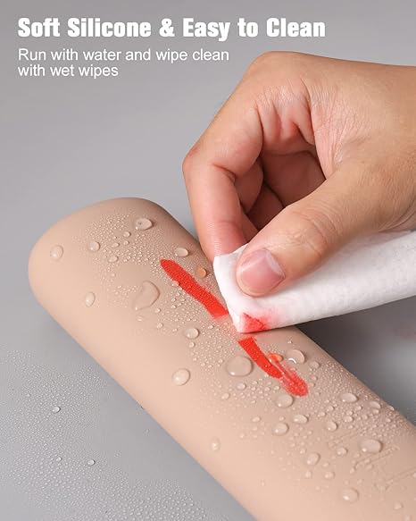 Large Travel Makeup Brush Holder with 4Pcs Makeup Brushes