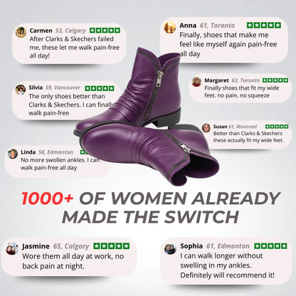 Orthopedic Cozy Colorful Arch Support Ankle Winter Boots